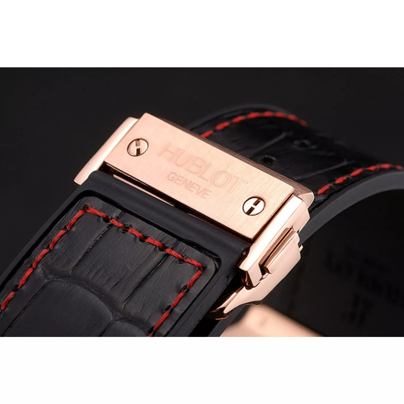 Cheap Swiss Hublot Big Bang Limited Edition Formula 1 Black And Red Dial Gold Case Black Strap 62287 0113